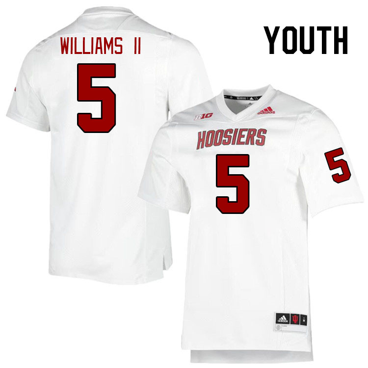 Youth #5 Dexter Williams II Indiana Hoosiers College Football Jerseys Stitched-Retro